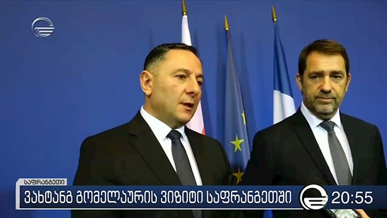 ვახტანგ გომელაურის ვიზიტი საფრანგეთში 