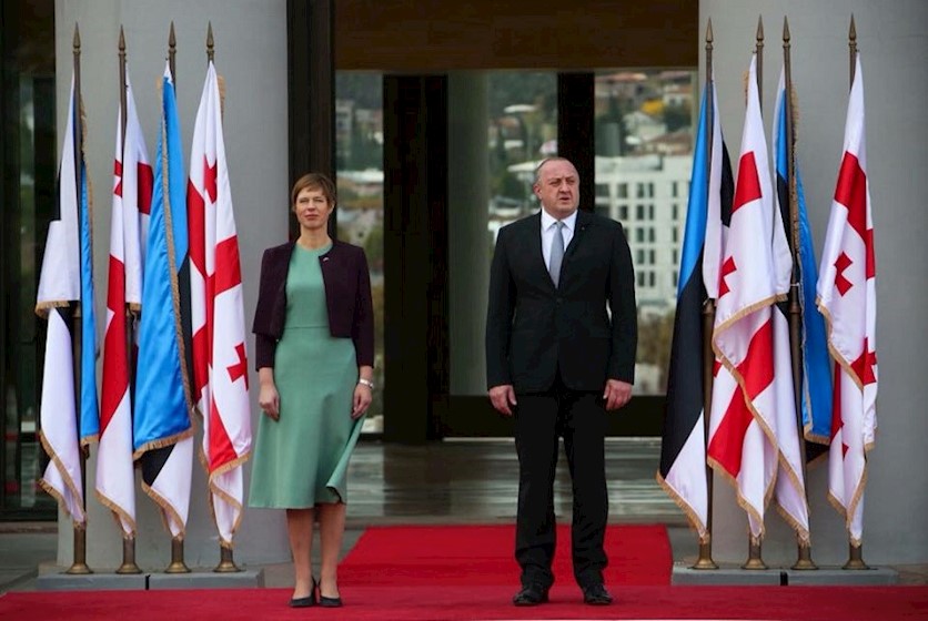 გიორგი მარგველაშვილი და კერსტი კალიულაიდი