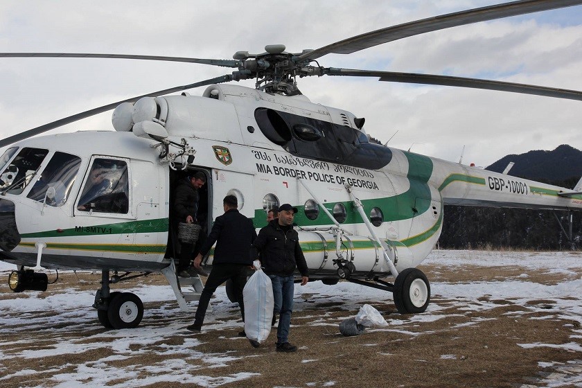 სასაზღვრო პოლიციის ვერტმფრენი