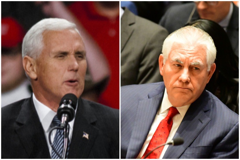 მაიკ პენსი 
რექს ტილერსონი