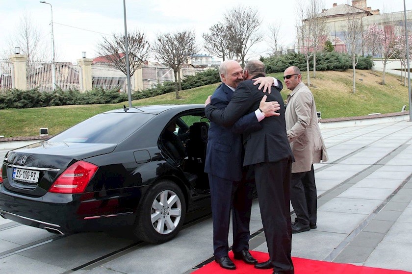 გიორგი მარგველაშვილი და ალექსანდრე ლუკაშენკო