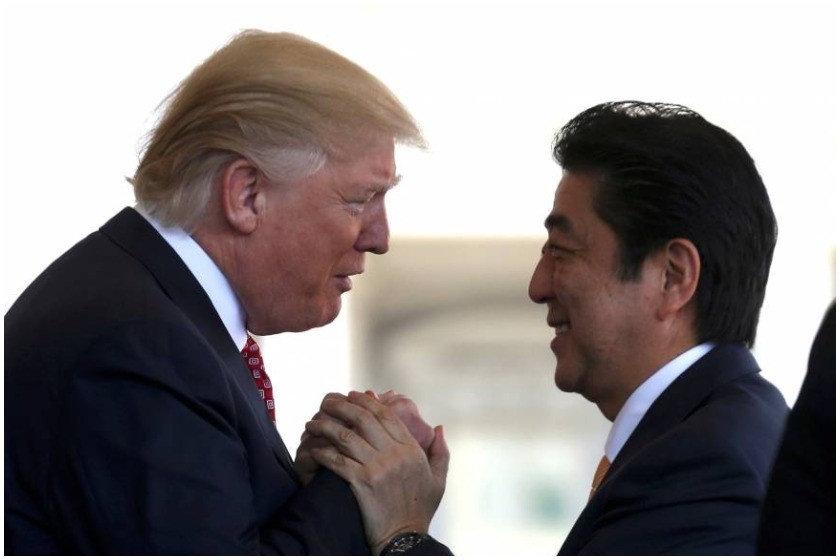 დონალდ ტრამპი
სინძო აბე