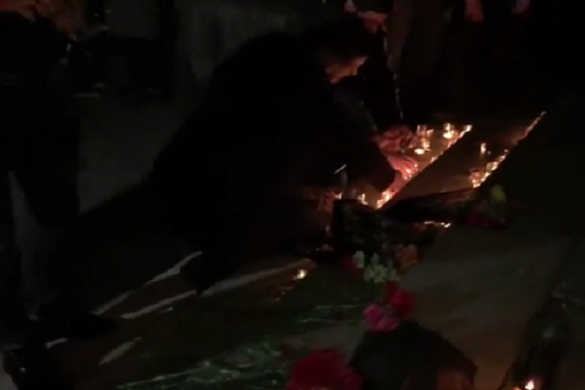 მდუმარე აქცია ტყიბულში