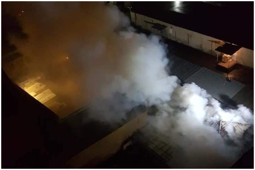 ხანძარი საწყობში