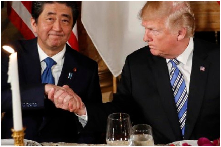 სინძო აბე
დონალდ ტრამპი