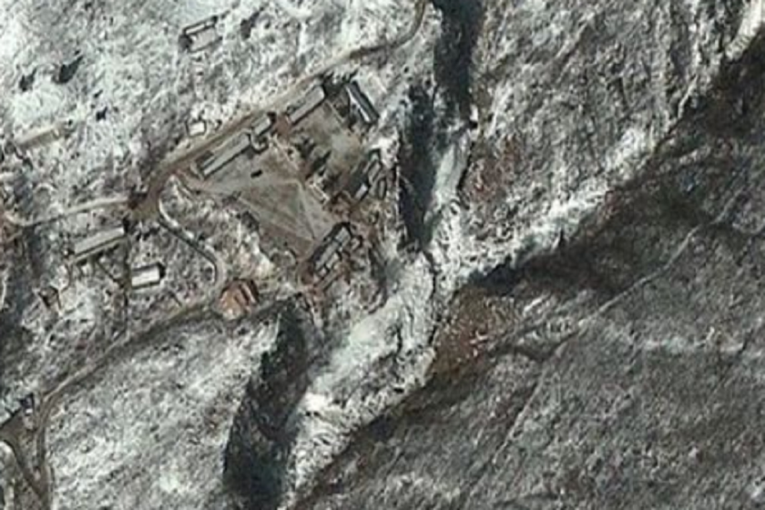 ჩრდილოეთ კორეის პოლიგონის
სატელიტური ფოტო