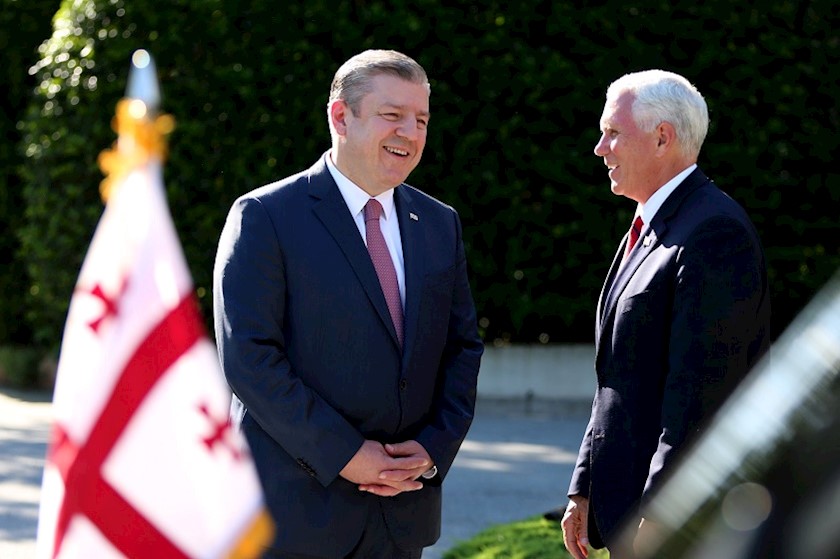 გიორგი კვირიკაშვილი და მაიკ პომპეო