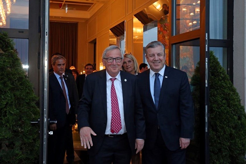 ჟან კლოდ იუნკერი და
გიორგი კვირიკაშვილი