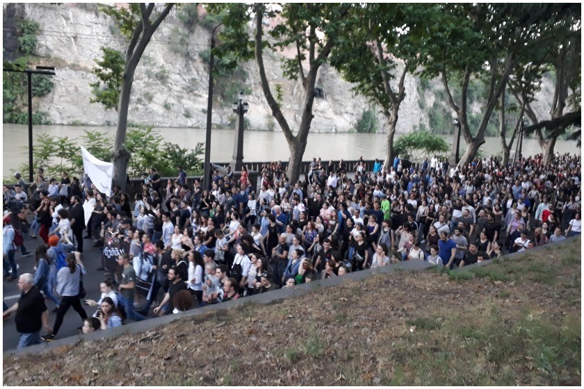 აქციის მონაწილეები