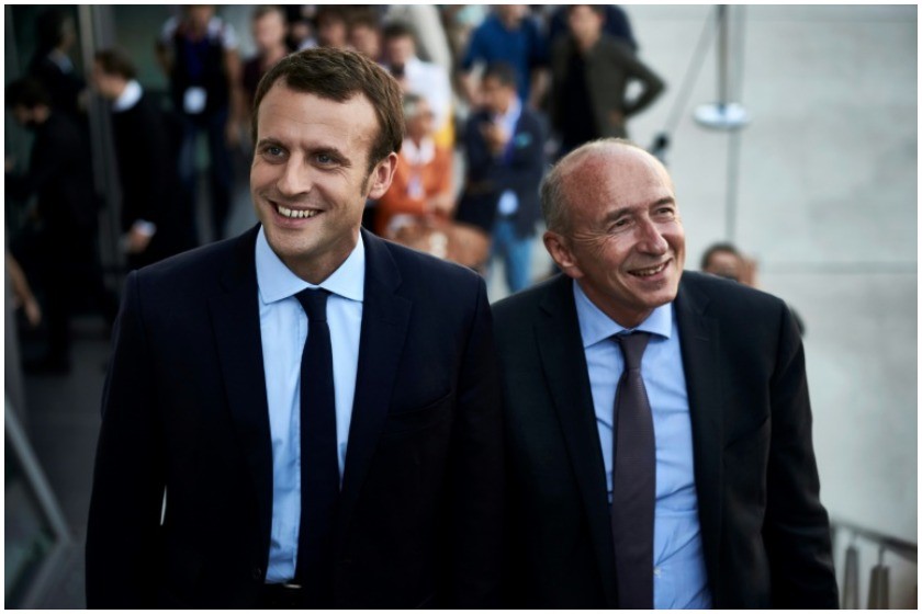 ემანუელ მაკრონი
ჟერარდ კოლომბი