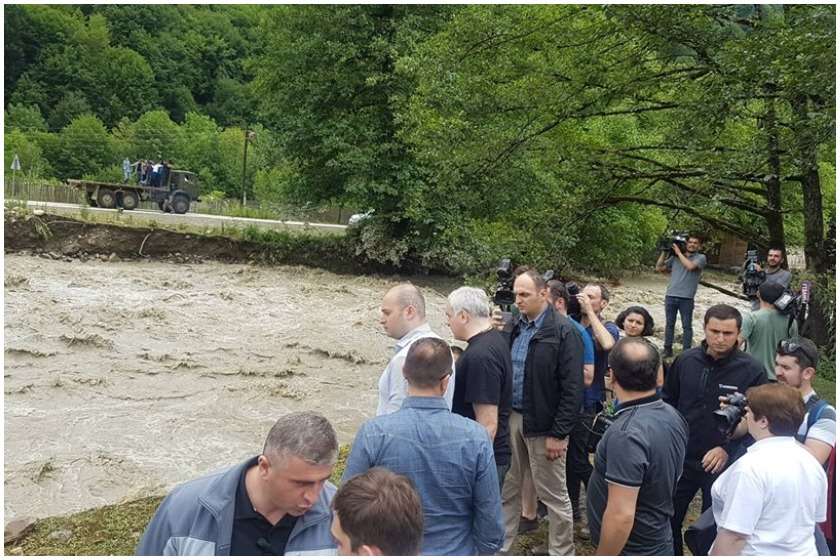 სტიქიის ზონა სოფელ ჭუბერში