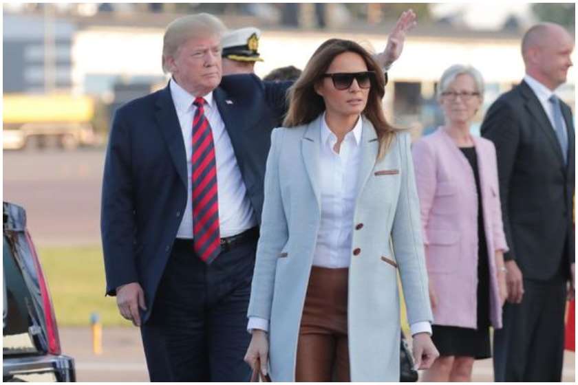 დონალდ და მელანია
ტრამპები