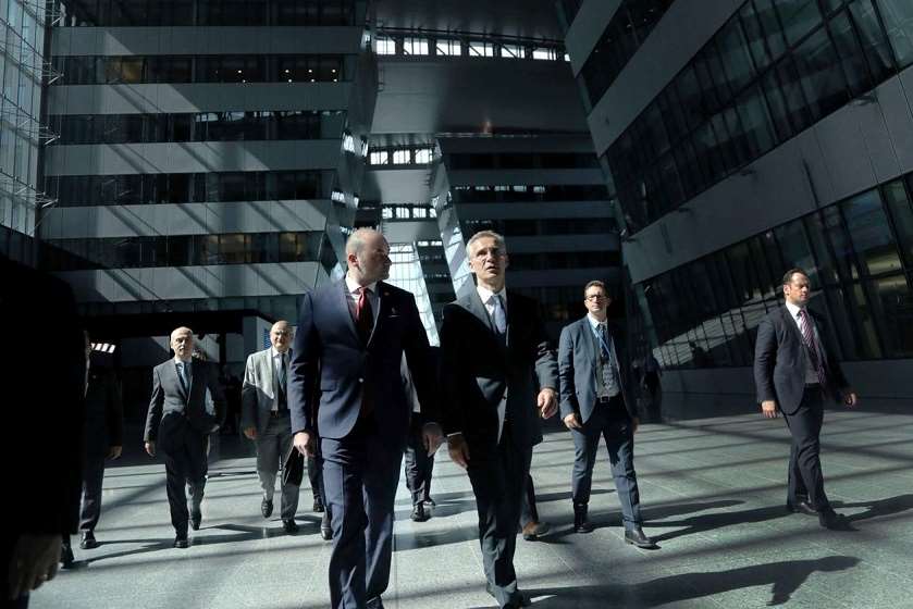 მამუკა ბახტაძე და იენს სტოლტენბერგი