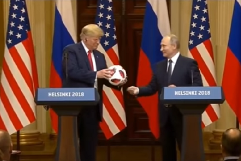 დონალდ ტრამპი და ვლადიმერ პუტინი