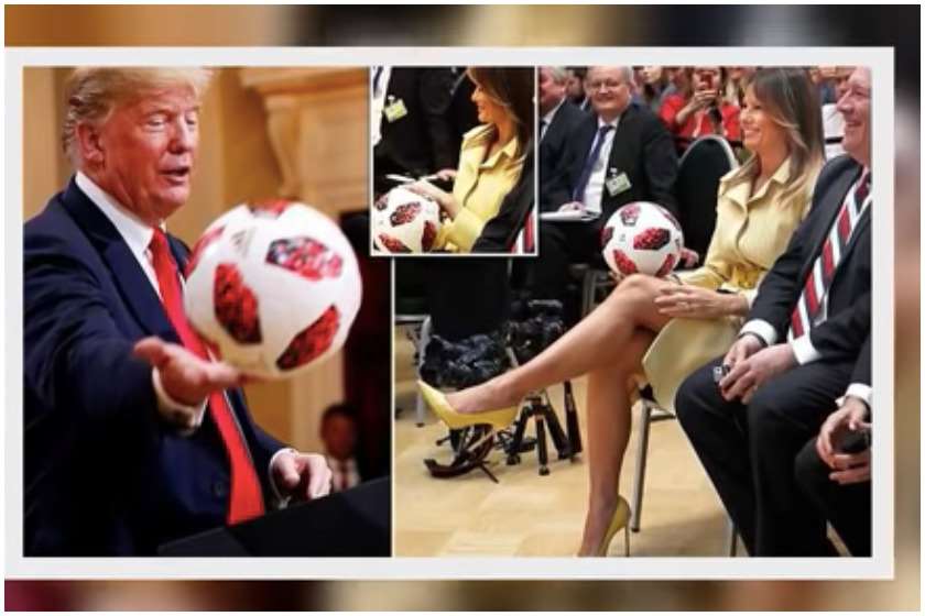 დონალდ და მელანია ტრამპები