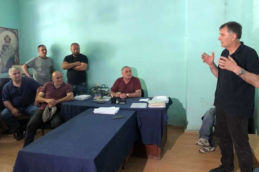 სოზარ სუბართან შეხვედრა