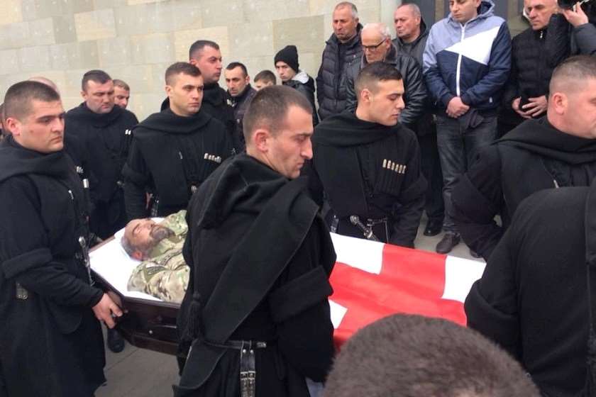 არჩილ ტატუნაშვილის დაკრძალვა