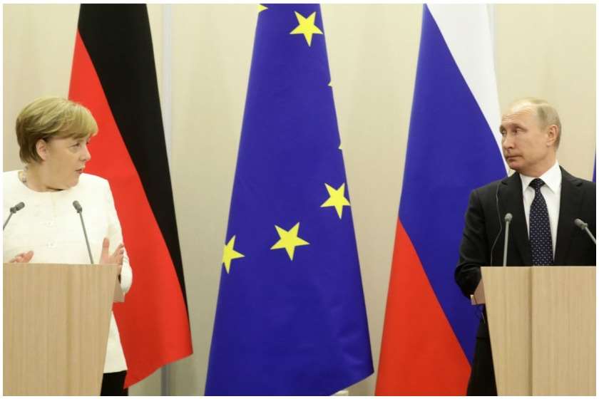 ანგელა მერკელი
ვლადიმერ პუტინი