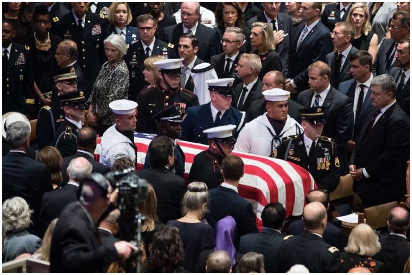 ჯონ მაკკეინის დაკრძალვის 
ცერემონია