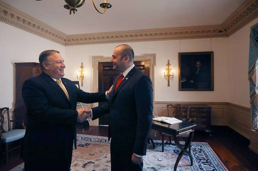 მაიკ პომპეო და 
მამუკა ბახტაძე

