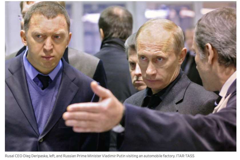 ოლეგ დერიპასკი
ვლადიმერ პუტინი
