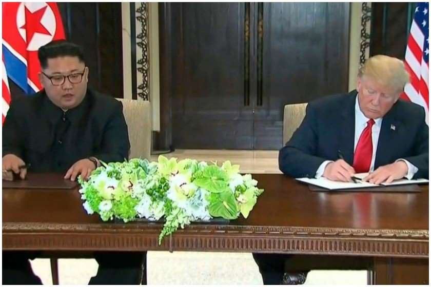 კიმ ჩენ ინი დონალდ ტრამპი