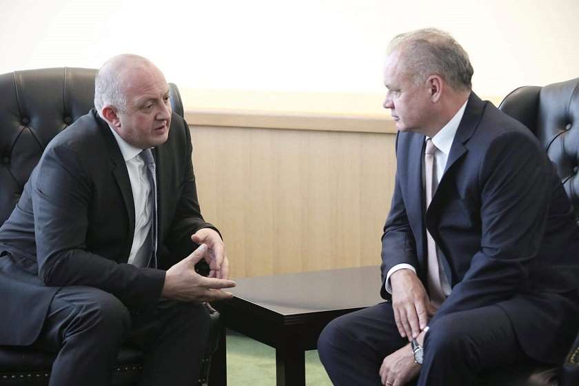 გიორგი მარგველაშვილი და ანდრეი კისკა 