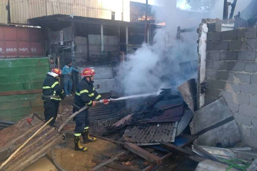 ხანძარი ელიავაზე