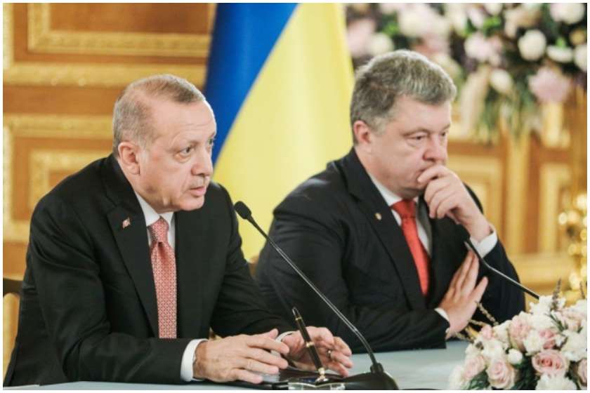 რეჯეფ თაიფ ერდოღანი პეტრო პოროშენკო