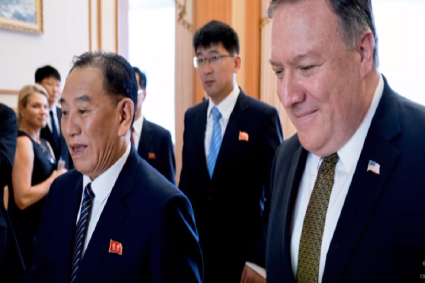  მაიკ პომპეო  ჩრდილოეთ კორეის წარმომადგენლებს რვა ნოემბერს აღარ შეხვდება