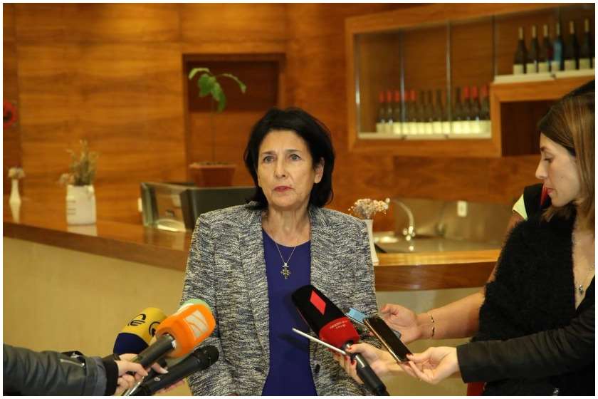 სალომე ზურაბიშვილი მუქარა