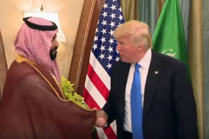 დონალდ ტრამპი და
მუჰამედ ბინ სალმანი