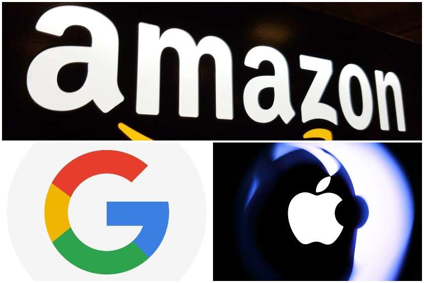 Amazon Apple Google