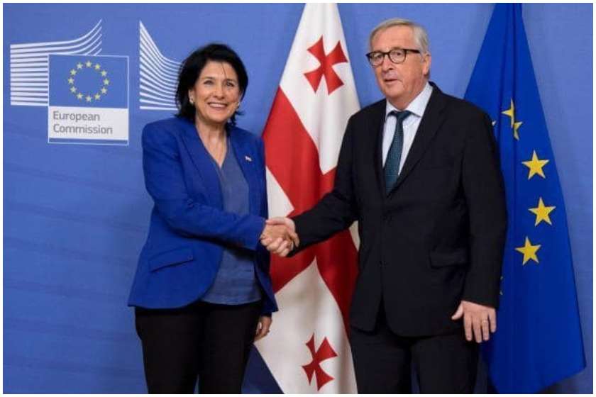 სალომე ზურაბიშვილი ჟან-კლოდ იუნკერი