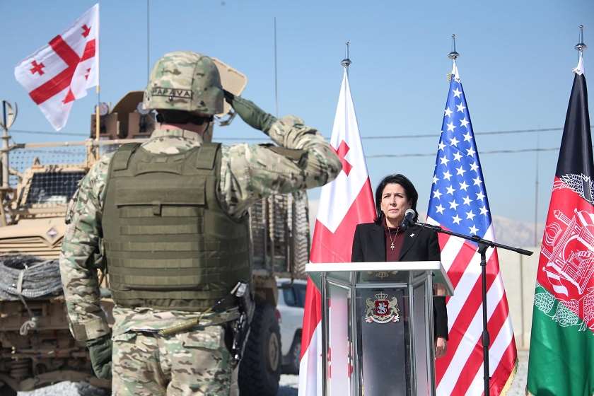 სალომე ზურაბიშვილი ავღანეთში