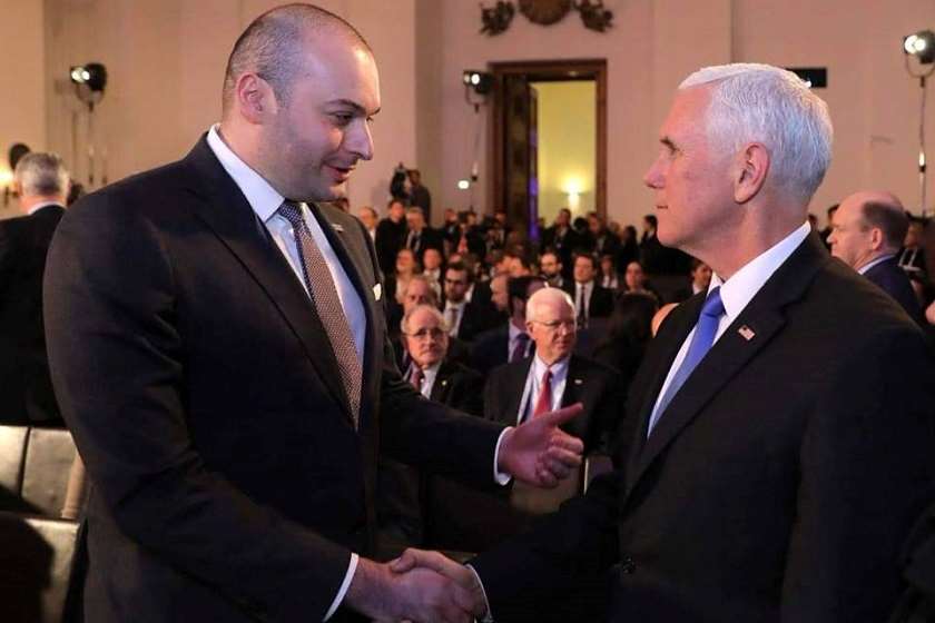 მამუკა ბახტაძე და მაიკ პენსი