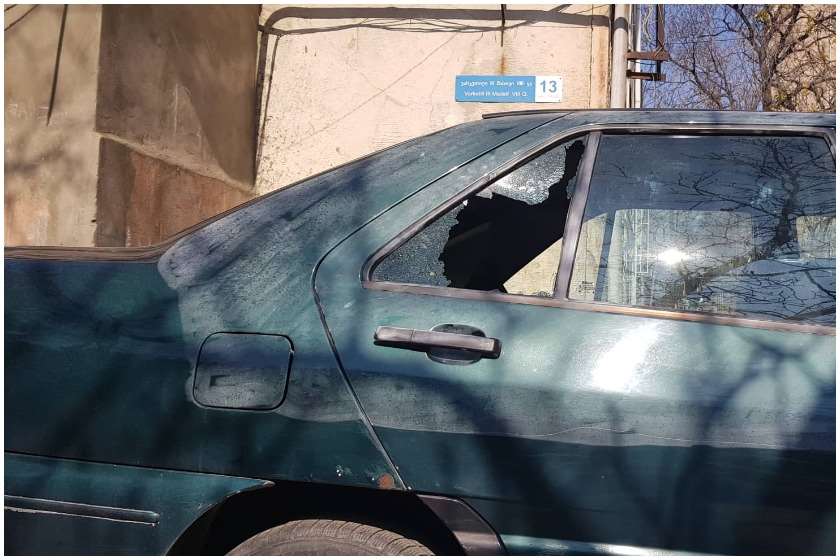 გაქურდული ავტომობილი