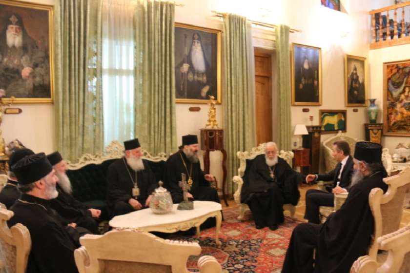 ილია მეორე და ბიძინა ივანიშვილი