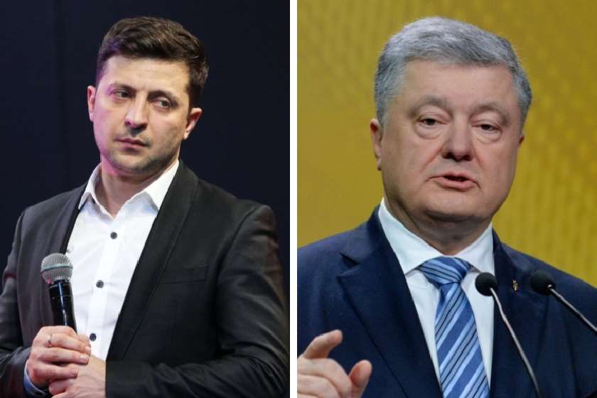 ვოლოდიმირ ზელენსკი, პეტრო პოროშენკო