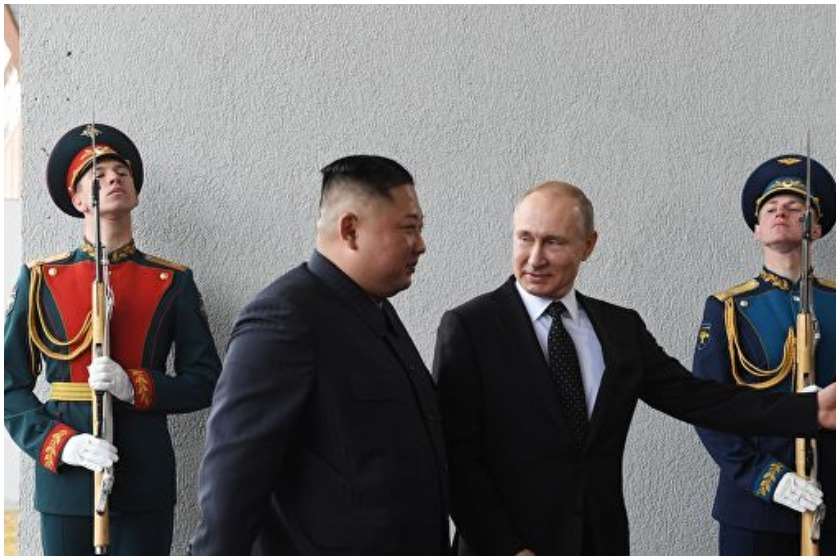 კიმ ჩენ ინი
ვლადიმერ პუტინი