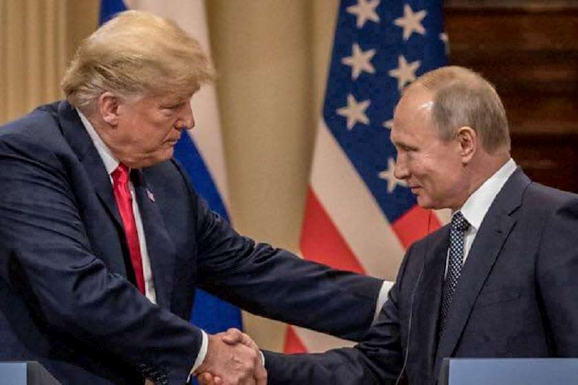 დონალდ ტრამპი 
ვლადიმერ პუტინი