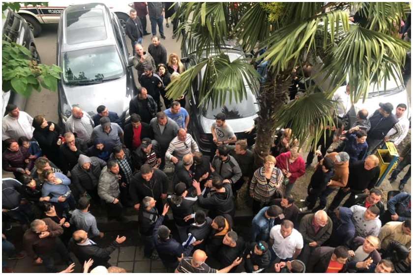 მაღაროელების აქცია