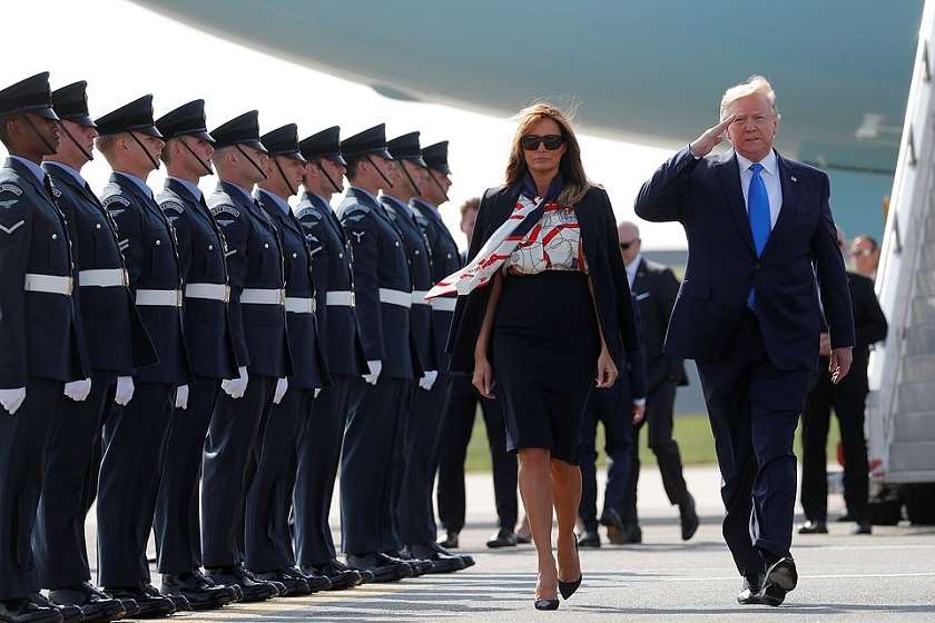 დონალდ და მელანია ტრამპები