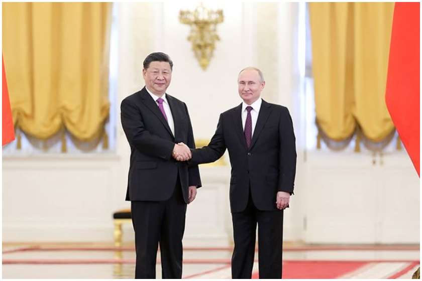 სი ძინპინი
ვლადიმერ პუტინი