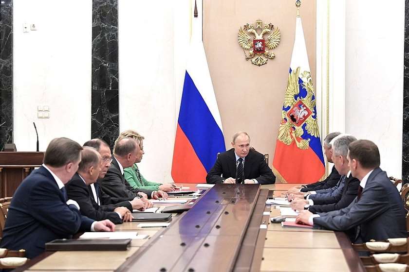 რუსეთის უშიშროების საბჭოს სხდომა