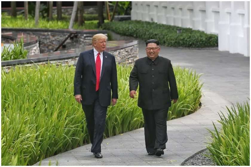 დონალდ ტრამპი  კიმ ჩენ ინი