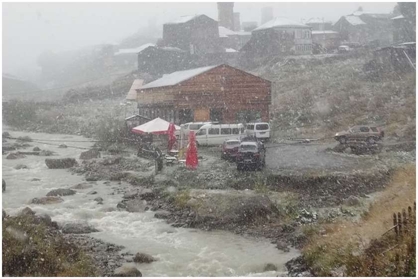 უშგულში გათოვდა