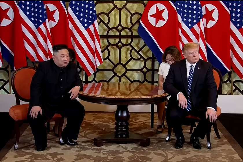 კიმ ჩენ ინი და დონალდ ტრამპი