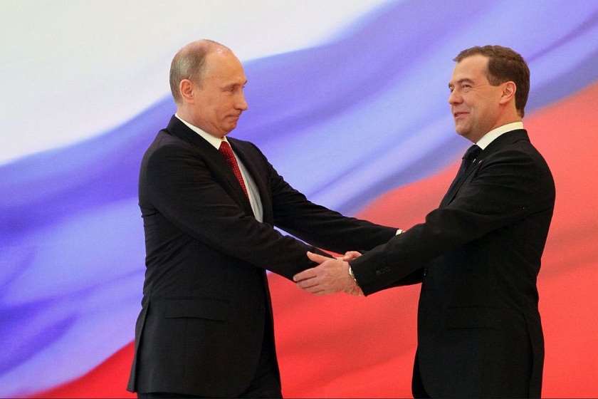 ვლადიმერ პუტინი დიმიტრი მედვედევი