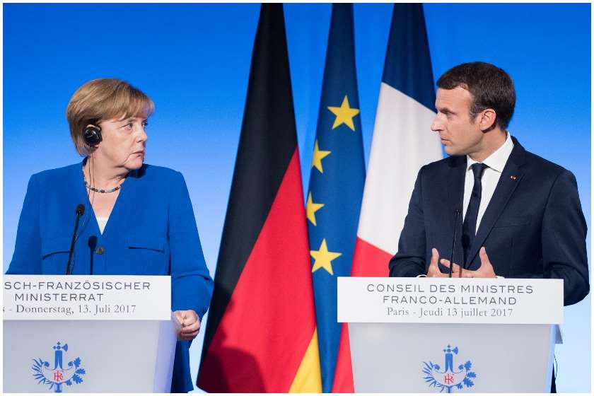 ემანუელ მაკრონი ანგელა მერკელი